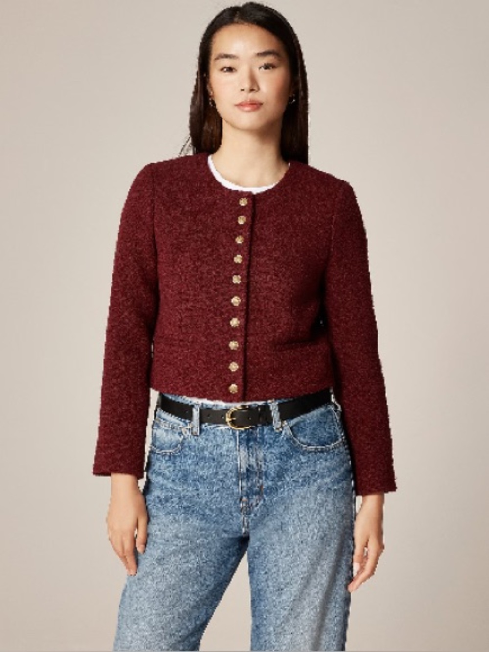 J. Crew Bridgette Tweed Lady Jacket